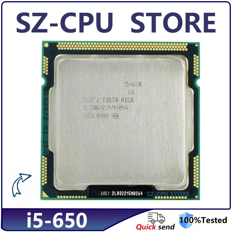 SLBTJ ߰  ھ CPU μ, ھ i5-650 i5 650, 3.2 GHz, 4M, 73W, LGA 1156